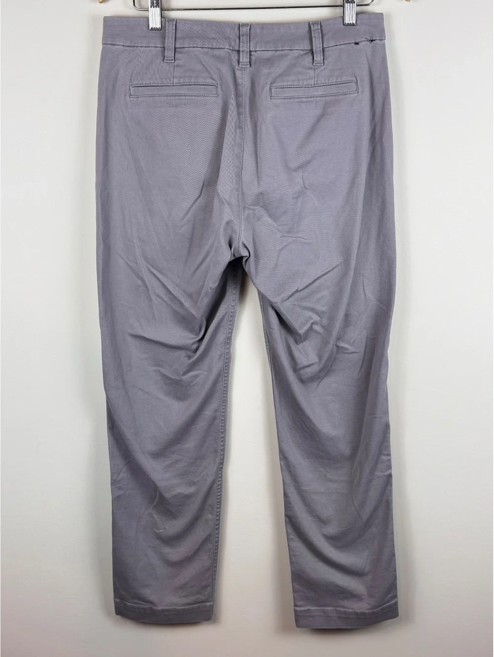 J.Crew High-Rise Girlfriend Chino Pants Size 6 Gray Straight Leg Cotton Stretch